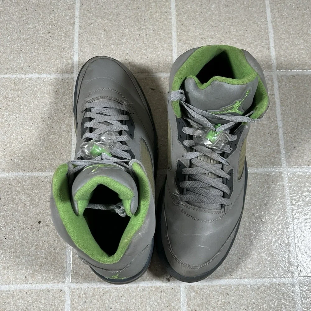 Nike Air Jordan 5 V Retro Green Bean Silver 3M DM9014-003 Men's Size 12